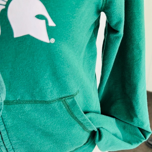 VICTORIA’S SECRET PINK VINTAGE MSU ZIP UP HOODIE - Picture 5 of 8